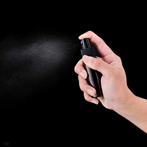 Toureal 30ML Fine Mist Spray Bottle 12pcs Empty Travel Small Mister Refillable Dispenser Spritzer Container for Cosmetics (Clear/Transparent)