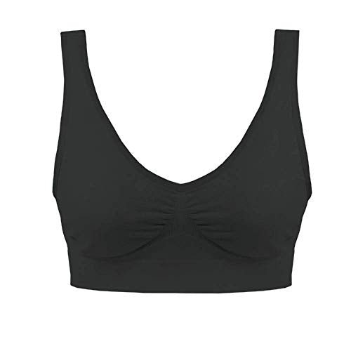 Blu Apparel Multipack Seamless Comfort Bras for Everyday Wear Non Padded No Underwire Maternity Sleep Bra (XXL Aqua/Pink/Lilac)