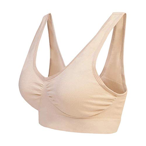 Blu Apparel Multipack Seamless Comfort Bras for Everyday Wear Non Padded No Underwire Maternity Sleep Bra (XXL Aqua/Pink/Lilac)