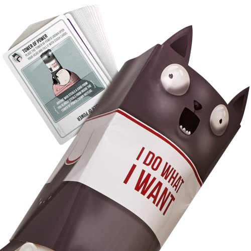 Exploding Kittens Card Game - Original Edition, Fun Family Games for Adults Teens & Kids - Fun Card Games - 15 Min, Ages 7+, 2-5 Players