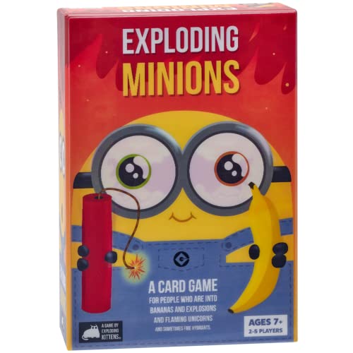 Exploding Kittens Card Game - Original Edition, Fun Family Games for Adults Teens & Kids - Fun Card Games - 15 Min, Ages 7+, 2-5 Players