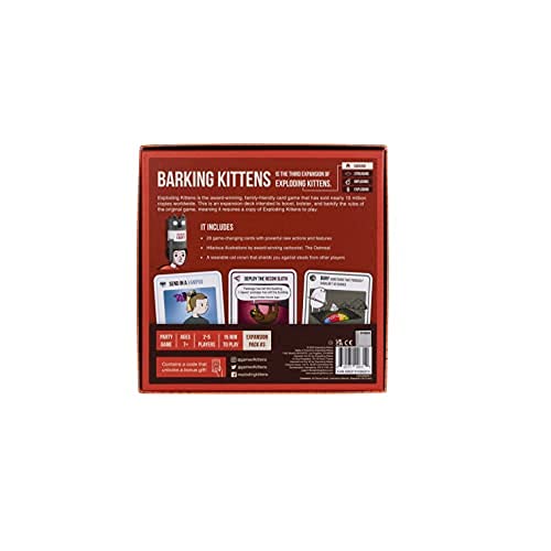 Exploding Kittens Card Game - Original Edition, Fun Family Games for Adults Teens & Kids - Fun Card Games - 15 Min, Ages 7+, 2-5 Players