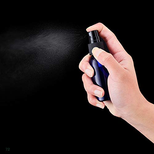 Toureal 30ML Fine Mist Spray Bottle 12pcs Empty Travel Small Mister Refillable Dispenser Spritzer Container for Cosmetics (Clear/Transparent)
