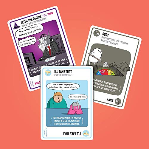 Exploding Kittens Card Game - Original Edition, Fun Family Games for Adults Teens & Kids - Fun Card Games - 15 Min, Ages 7+, 2-5 Players