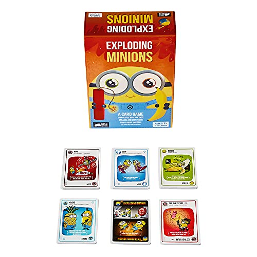 Exploding Kittens Card Game - Original Edition, Fun Family Games for Adults Teens & Kids - Fun Card Games - 15 Min, Ages 7+, 2-5 Players