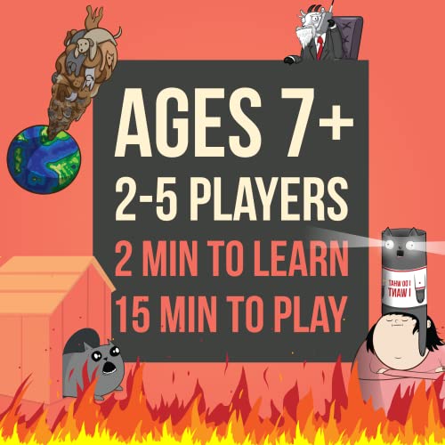 Exploding Kittens Card Game - Original Edition, Fun Family Games for Adults Teens & Kids - Fun Card Games - 15 Min, Ages 7+, 2-5 Players