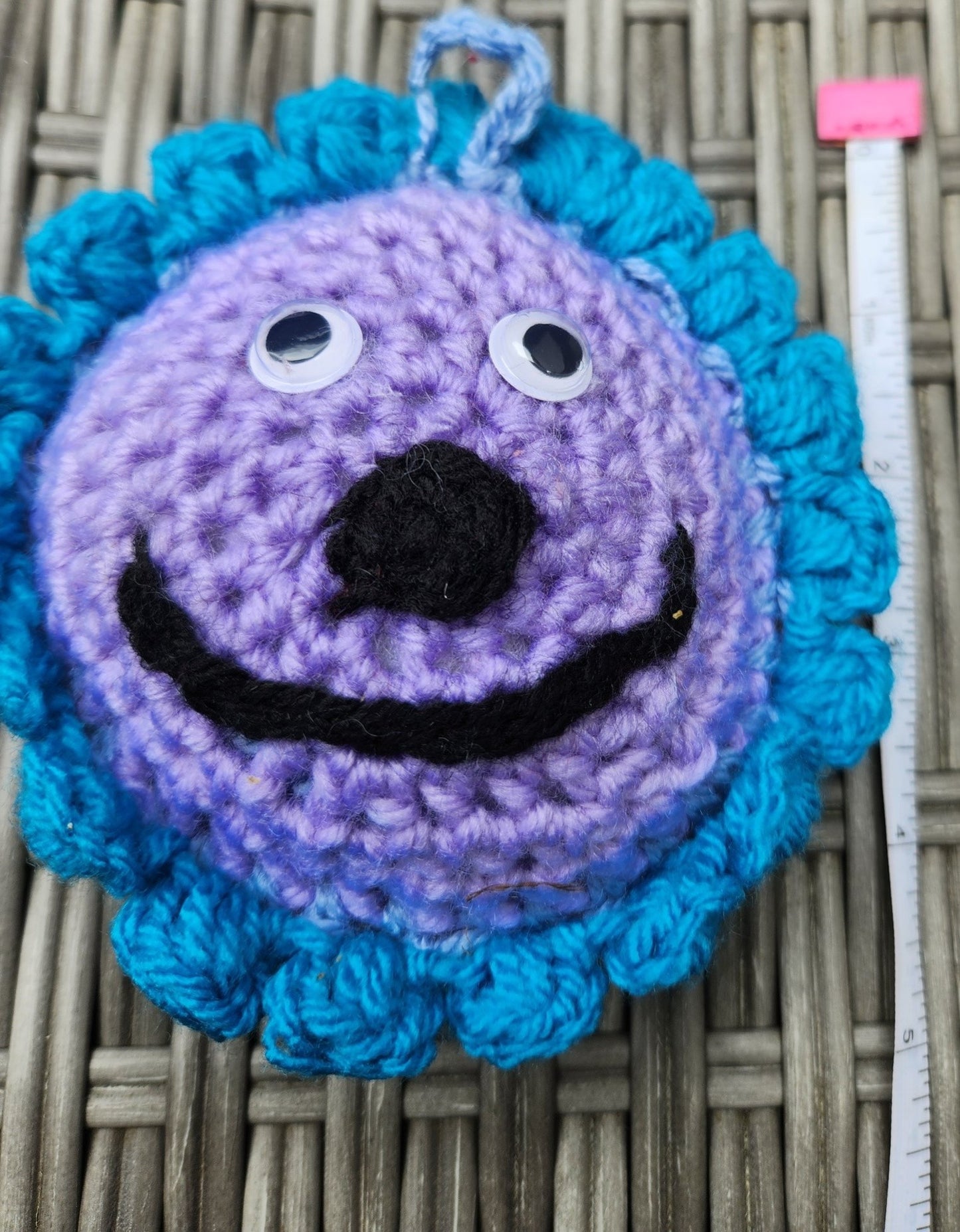 Lavander smiley face