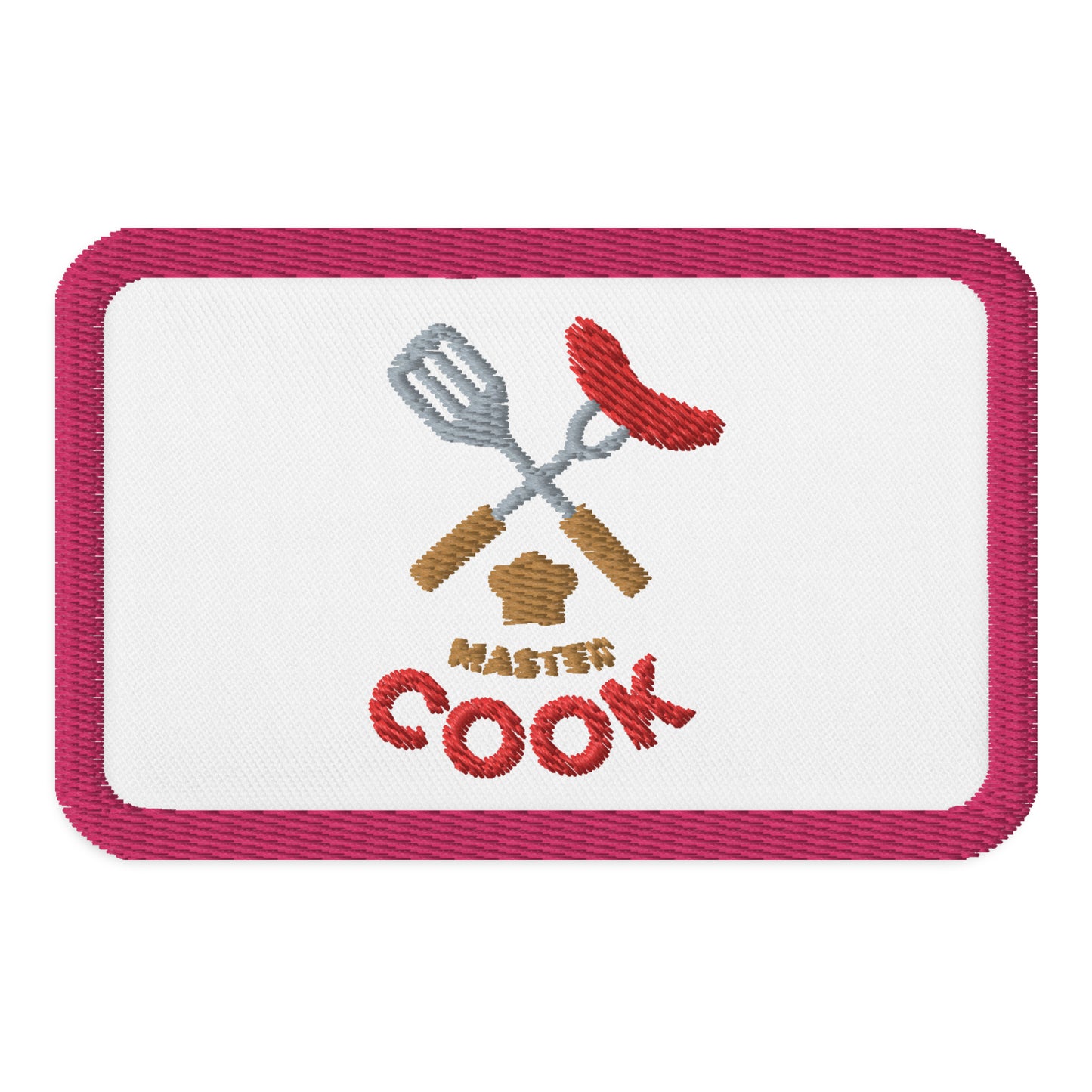 Embroidered patches Master Cook