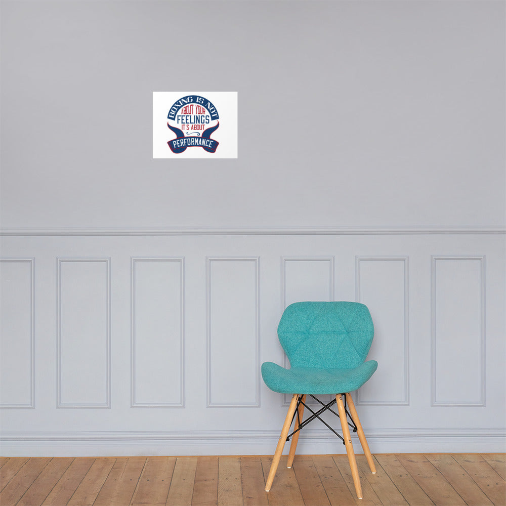 Poster boxing is not