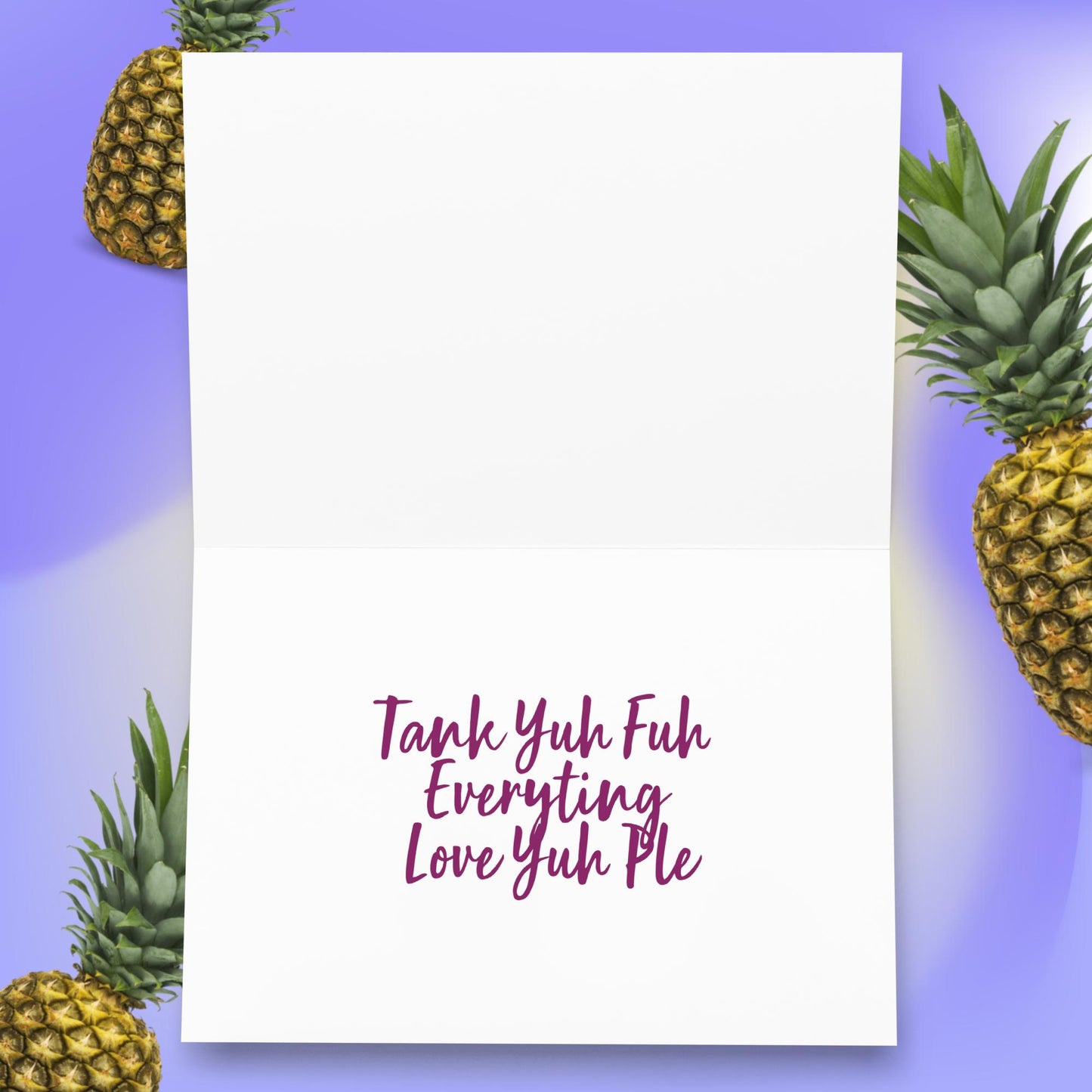 Greeting card To Da Best