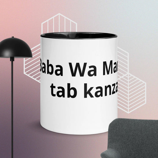 Mug with Color Inside Baba Wa Maraa  tab kanza