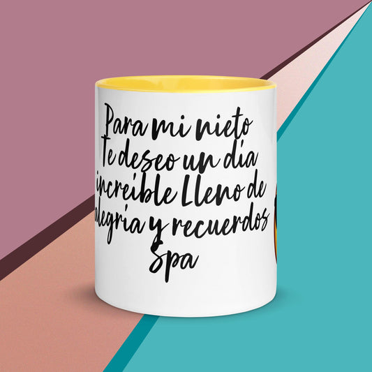 Mug with Color Inside Para mi nieto