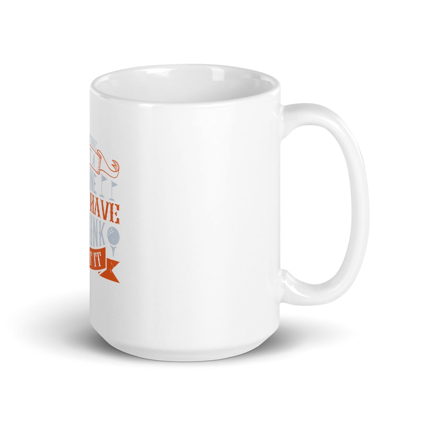 White glossy mug A routine is not a routine