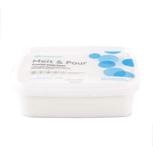 Mystic Moments Stephenson Melt and Pour Soap Base White SLS FREE - 2Kg